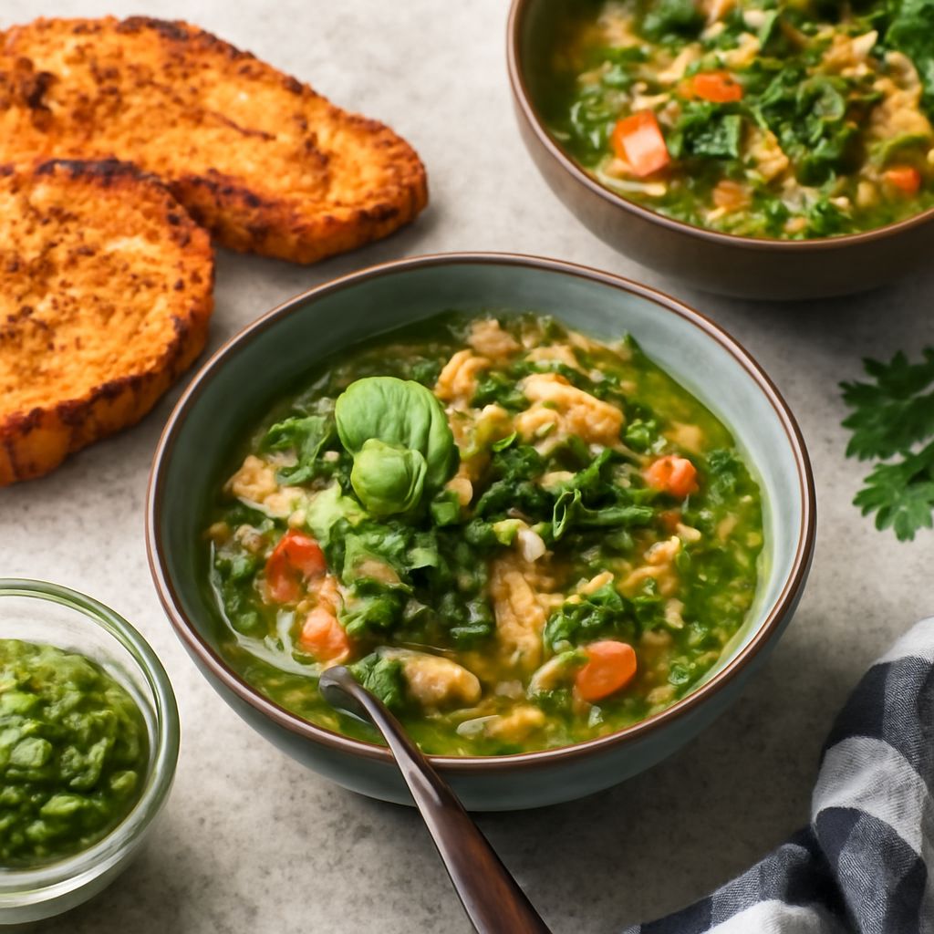 green bean soup and 7 bean soup mix