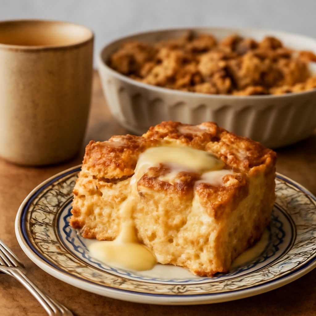 Bread pudding with sauce and delicious bread pudding sauce recipe