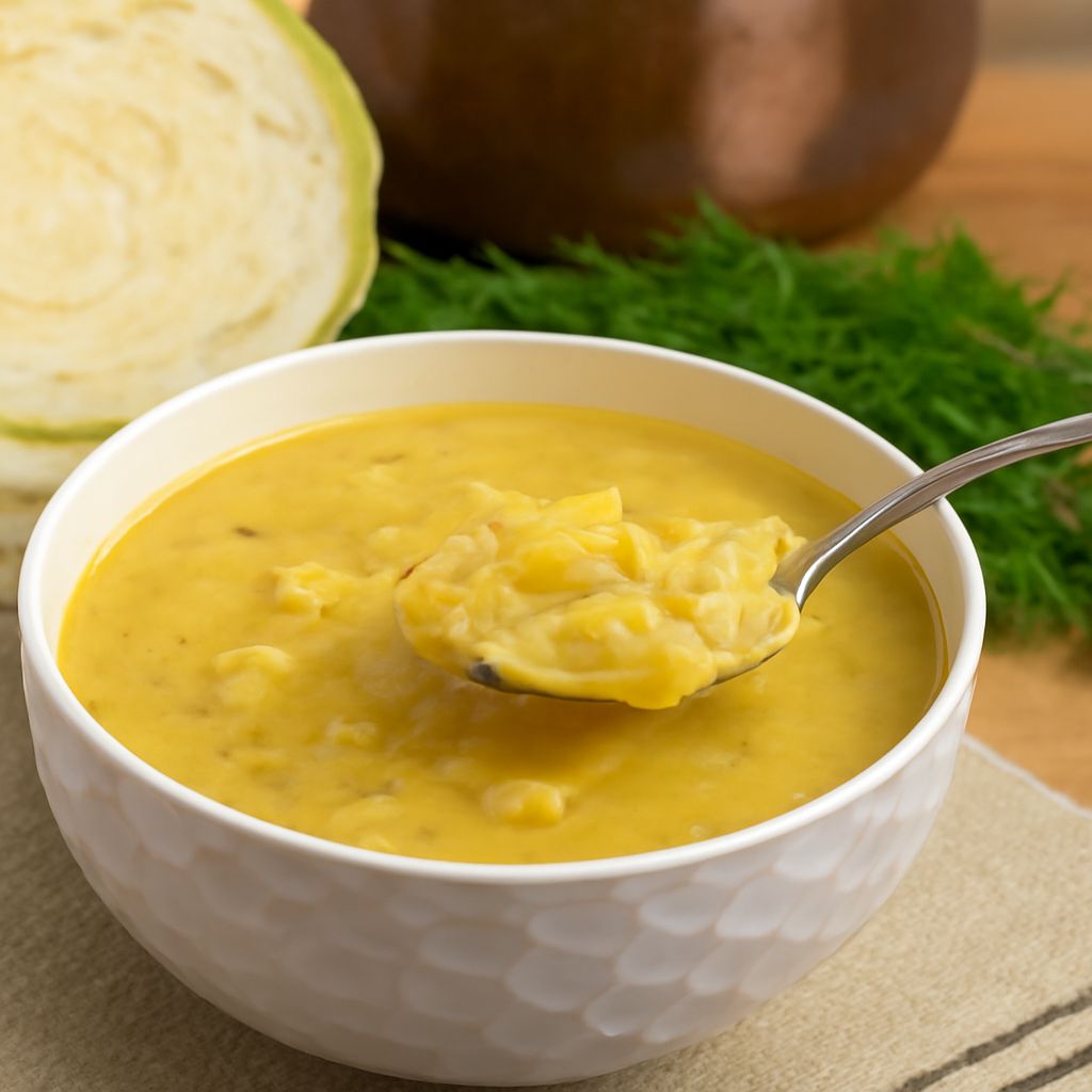 Delicious cabbage potato soup recipe with vegan options