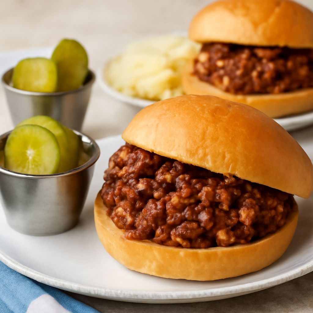Chili and Sloppy Joe with Tomato Soup