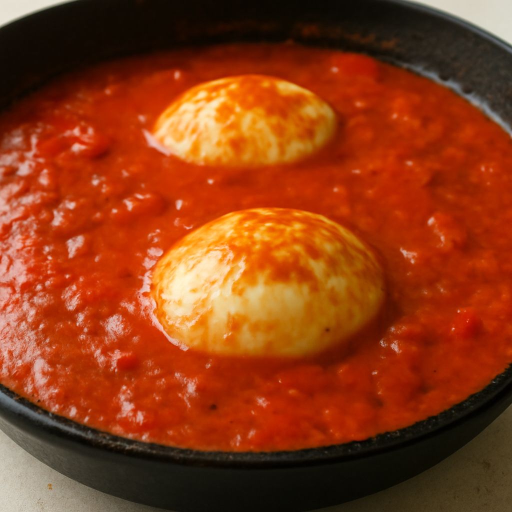 Tomato butter sauce with pan seared salmon and butter sauce for fish