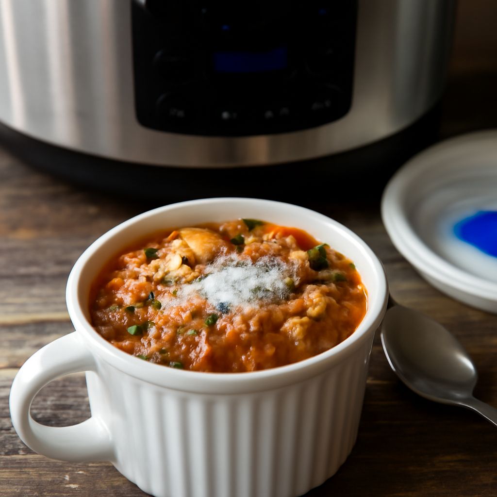Crock pot lasagna soup with lasagna sauce and lasagna soup slow cooker