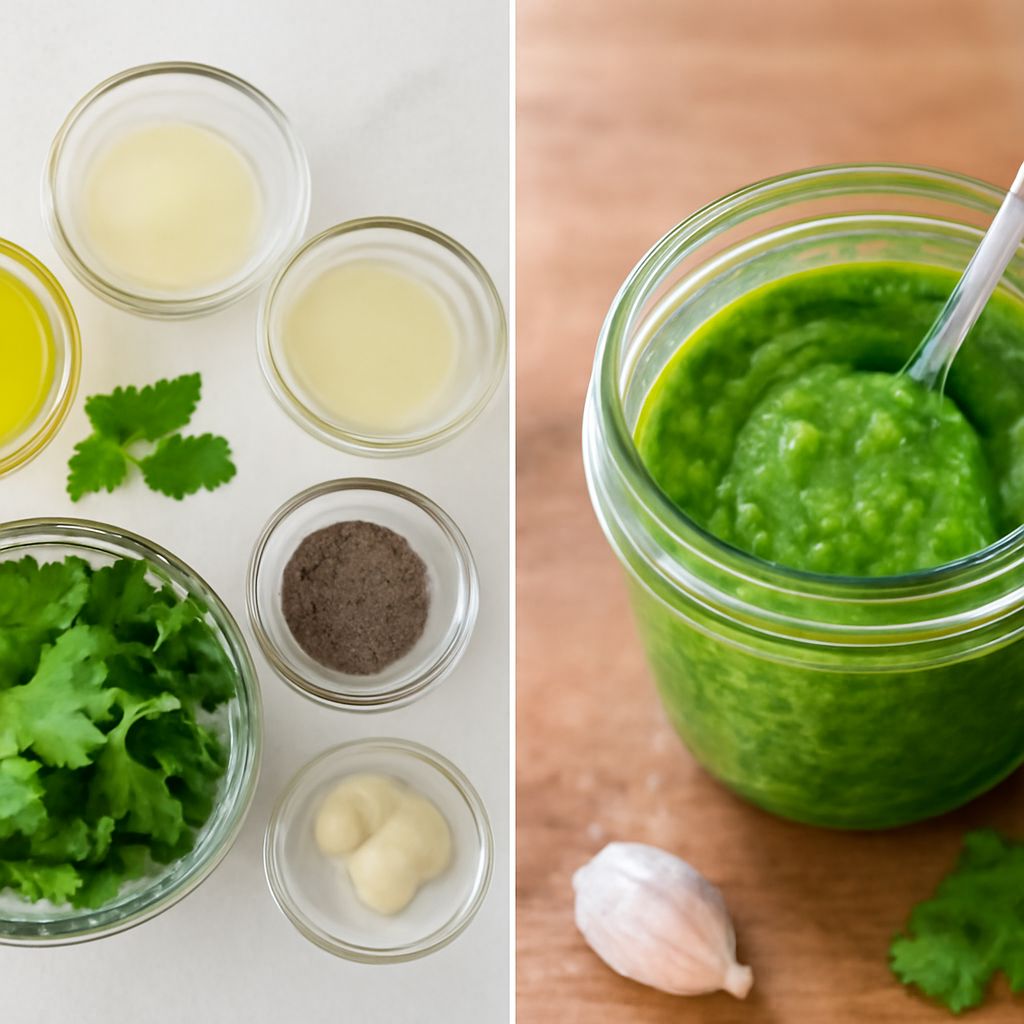 Cilantro sauce recipe and lime crema sauce