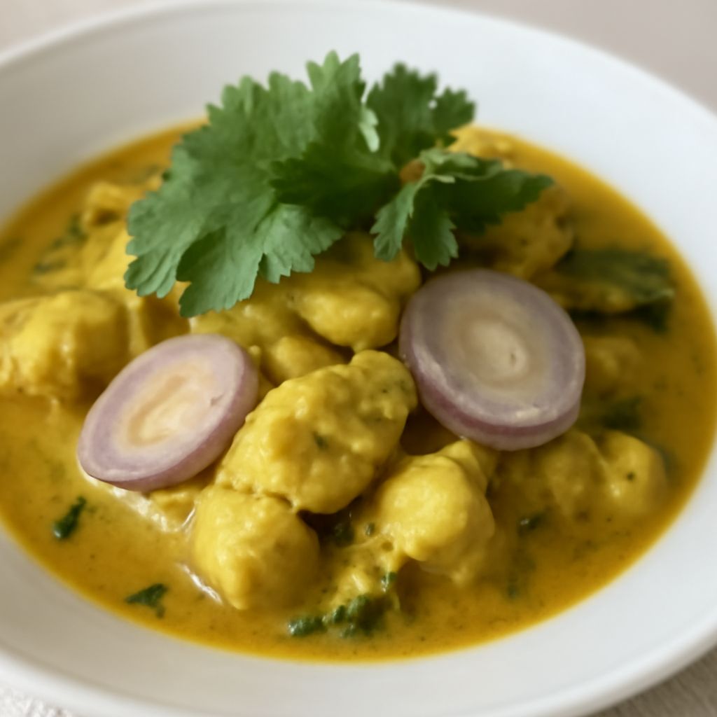 Chinese curry sauce and curry fish stew