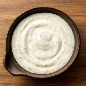 Halal white sauce and pasta with white sauce
