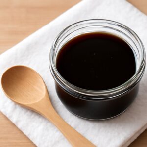 MSG free soy sauce and vegan horseradish sauce
