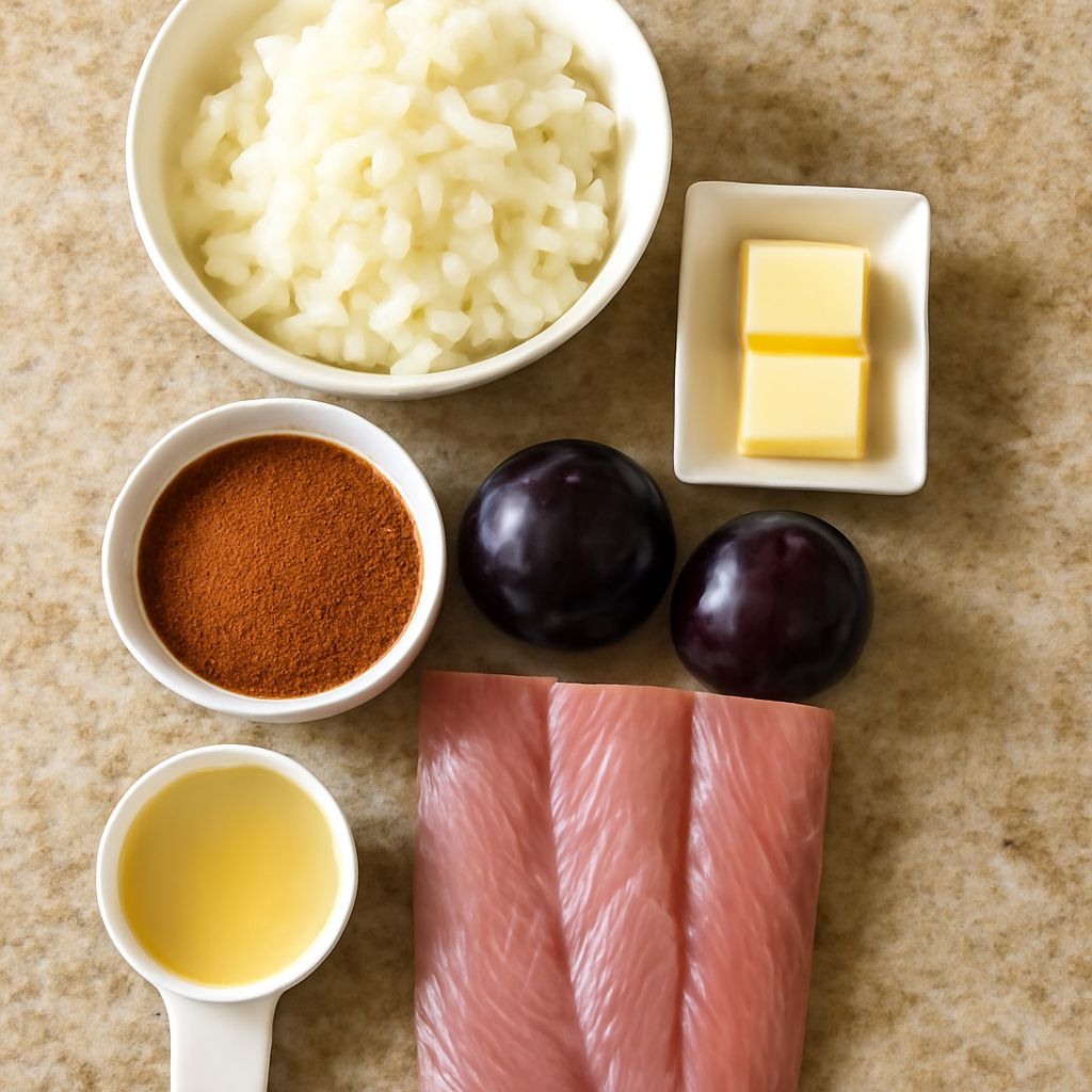 Asian plum sauce and vesuvio sauce in seafood dishes