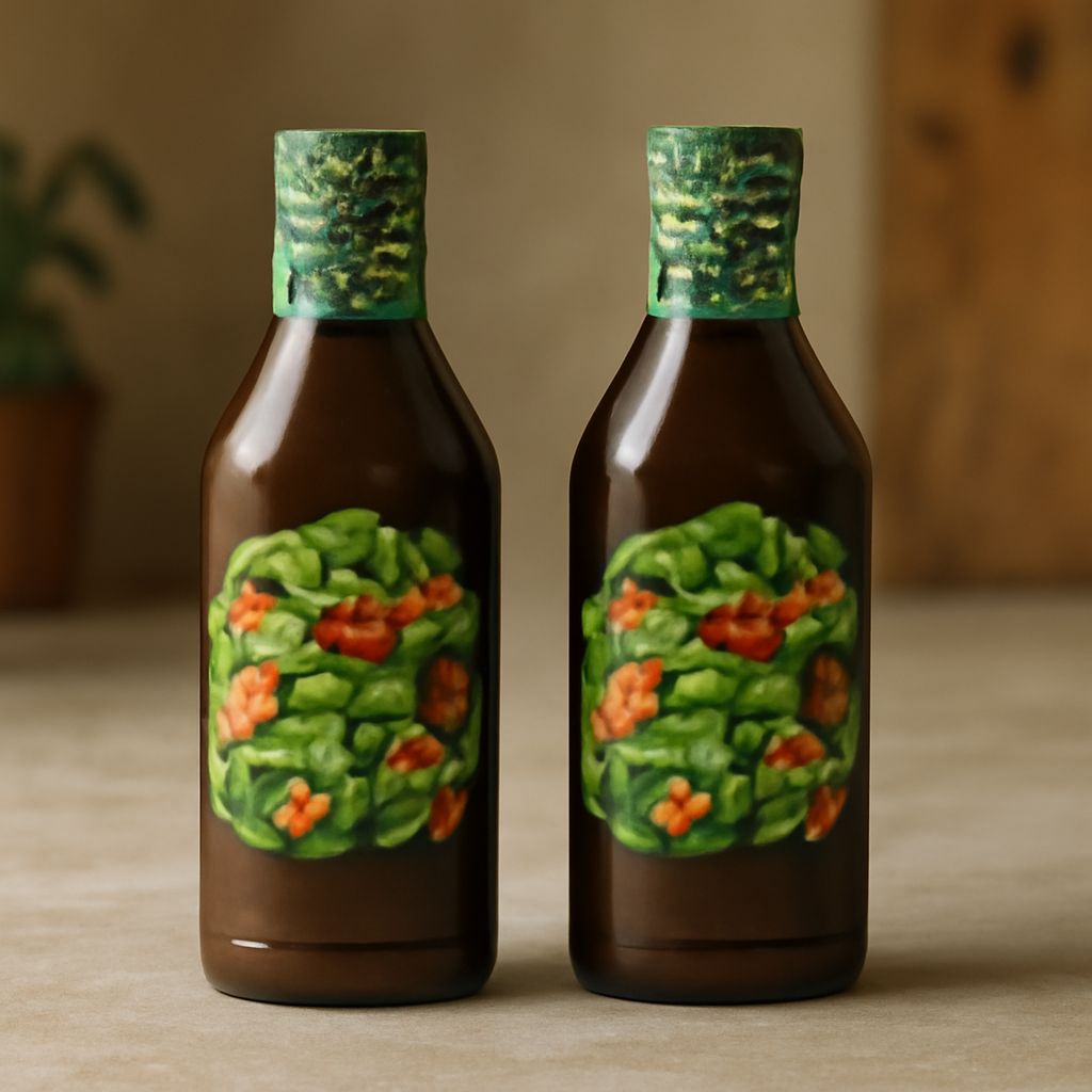 Delicious brandy cream sauce with balsamic and wasabi variations