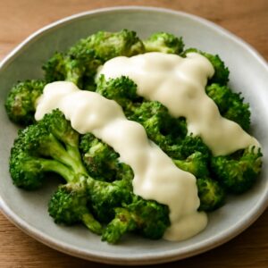 Keto cheese sauce for broccoli and brisket finishing sauce