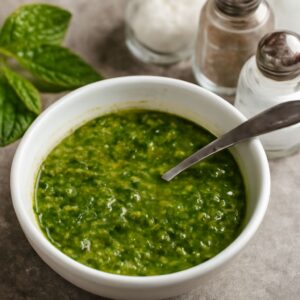Lamb mint sauce, cajun sauce for fish, and more