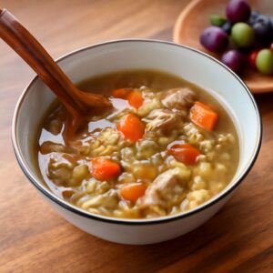 sausage spinach soup with venison sausage seasoning