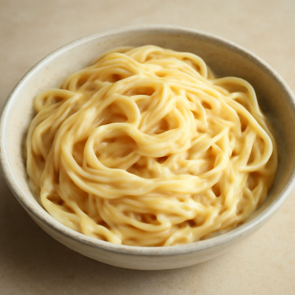 Shabu shabu sesame sauce and vegan alfredo sauce cashew
