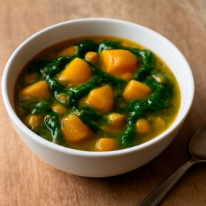 Spicy butternut squash soup and vegan acorn squash soup