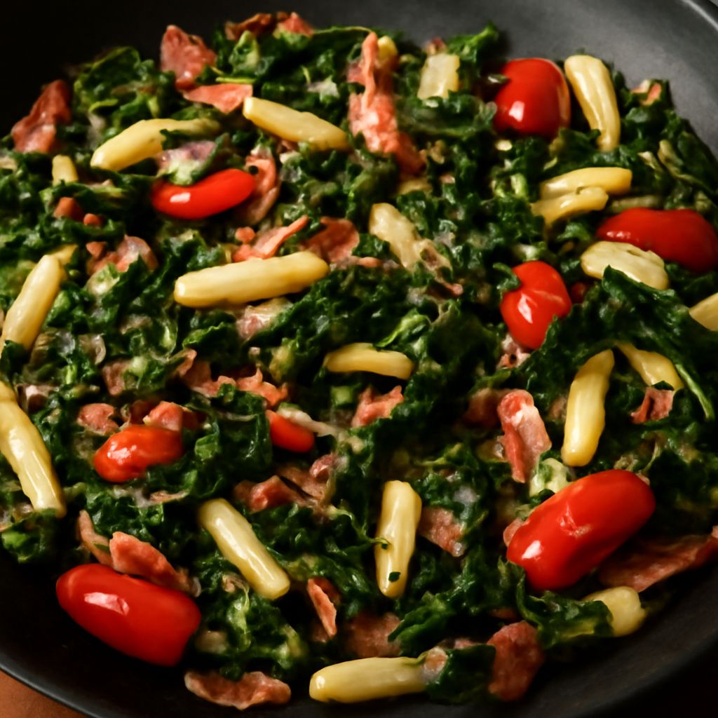 Zucchini pasta sauce and kale pasta sauce