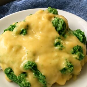 Cheese sauce for broccoli and asparagus