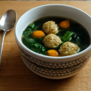 Chicken escarole soup, chicken cilantro soup