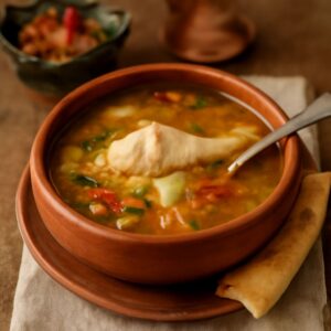 Chorizo stew and Mexican chorizo soup