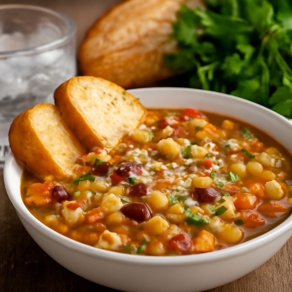 Italian pink sauce recipe and Italian minestrone soup