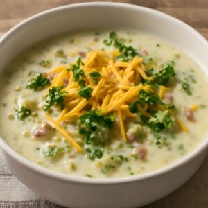 Keto ham soup and low carb ham soup
