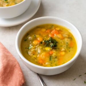 Korean potato soup and curry potato soup