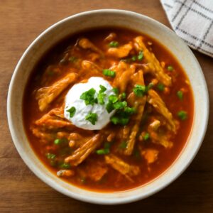 poblano soup and eel soup
