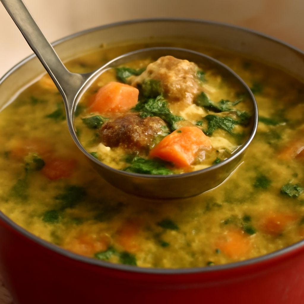 Soup with ground turkey, Italian wedding soup with turkey meatballs