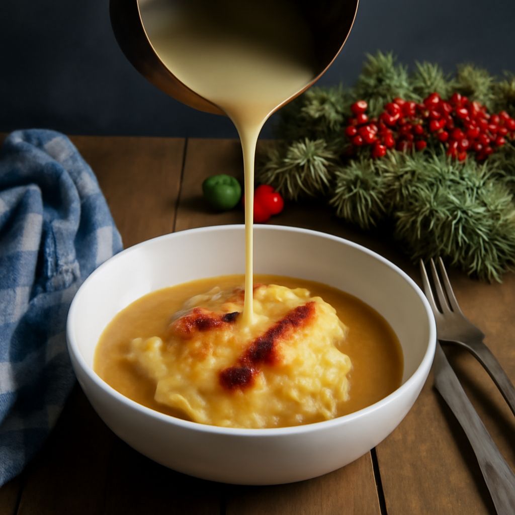 Bread Pudding with Vanilla Sauce: A Classic Dessert