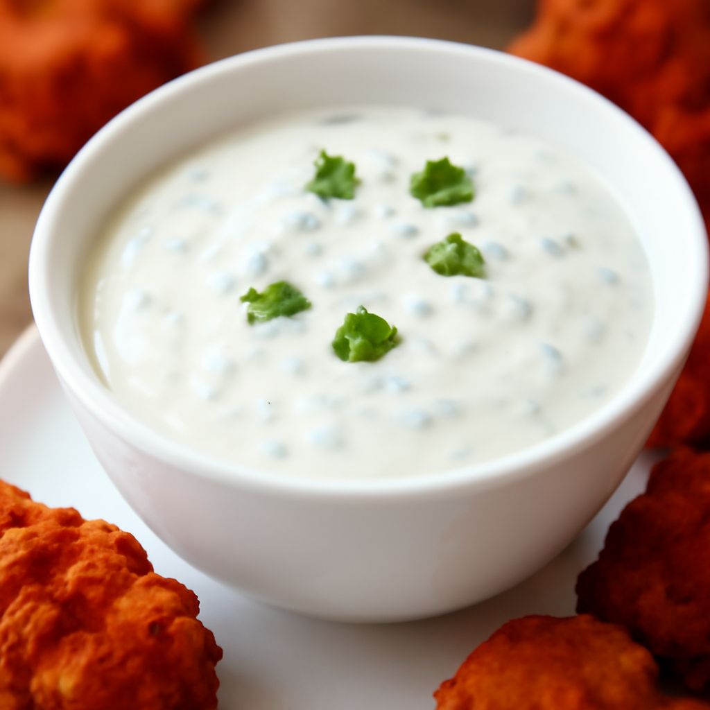 Cucumber yogurt sauce and mint yogurt sauce