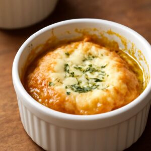 Gluten free and authentic french onion soup with dumplings