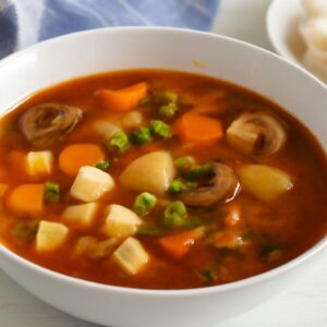 A delicious blend of goat stew with Moroccan and medieval flavors