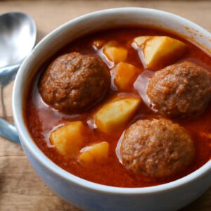 Delicious tortellini meatball soup with keto and low carb sauce