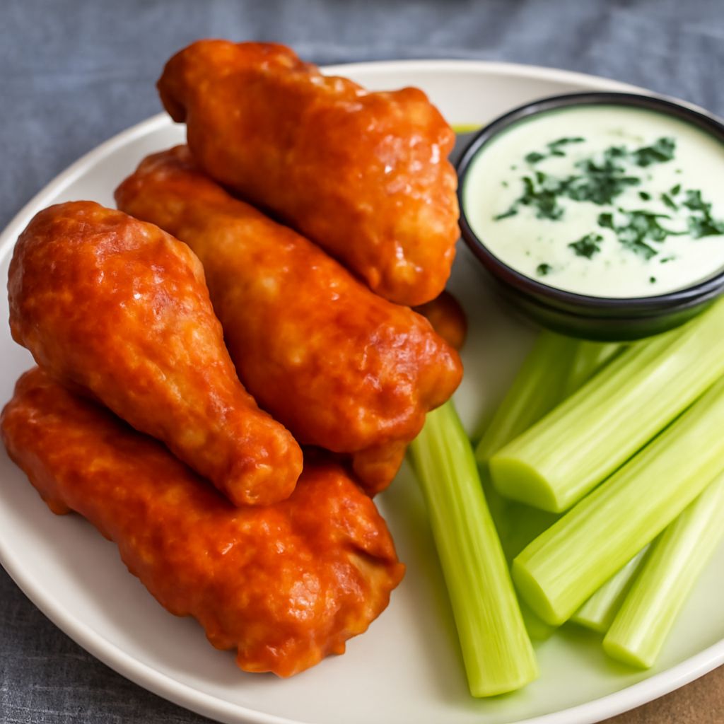Delicious baked chicken wings and wings recipe