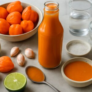 Hot sauce in eye and DIY hot sauce kit