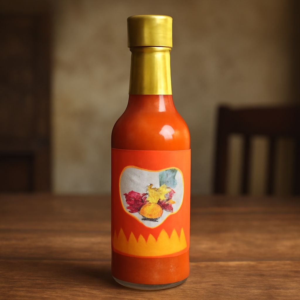 Raspberry habanero sauce and roasted pineapple and habanero sauce